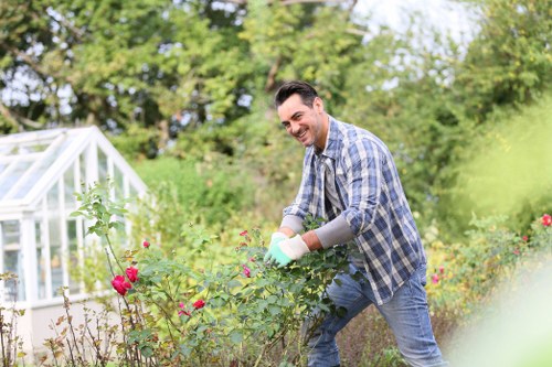 Local garden materials separated for recycling and reuse
